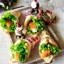 くるっと巻いて♥グラタンコロッケのサンドラズ【*お弁当*パーティー*惣菜】5分以内