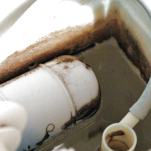 ★洗剤要らず!!トイレ掃除のbefore after(화장실청소)。