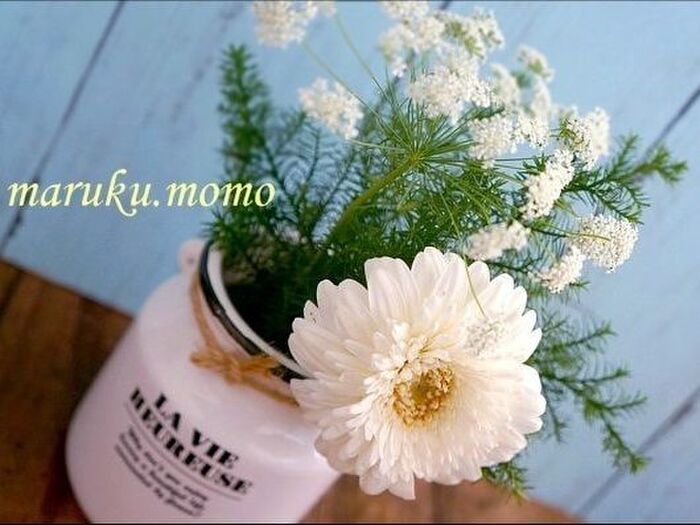 4.花瓶に挿してみました。