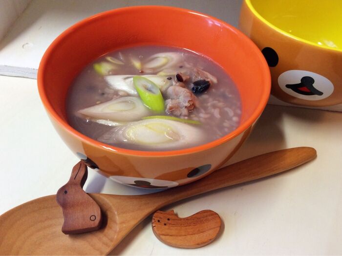 サムゲタン風〜雑穀スープの出来上がり♪