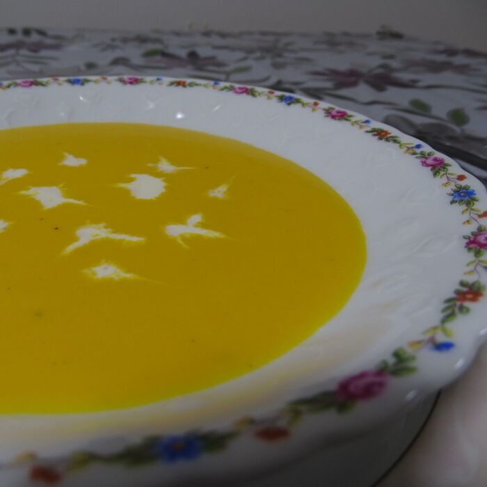 人参ぽくない、人参のポタージュ ” Potage Crécy ”