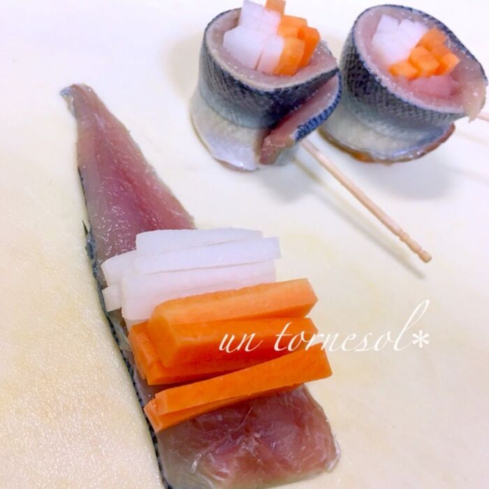 ②少しきつめに巻いて!