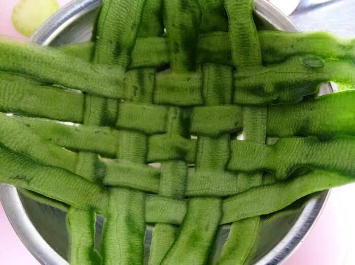 胡瓜下処理1