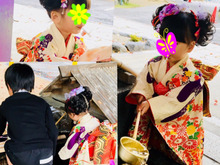 七五三の髪型&髪飾りは、ほぼ100均でいけました!