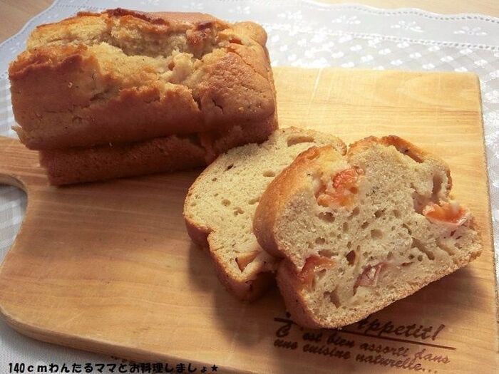 簡単★はちみつトマトの紅茶パウンドケーキ