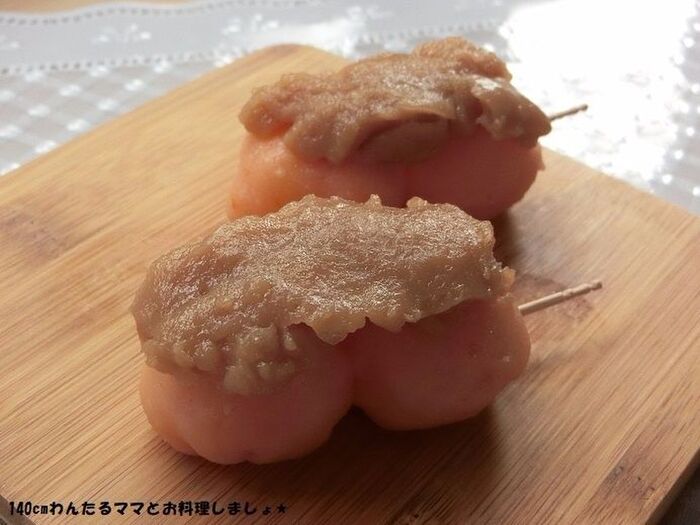 レンジで簡単★紅茶クリームのトマト団子