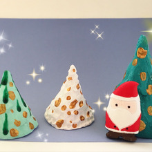 紙粘土で簡単☆スタイリッシュなクリスマスツリー