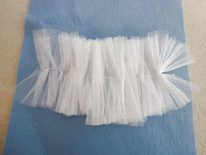 フェルトに縫い付ける