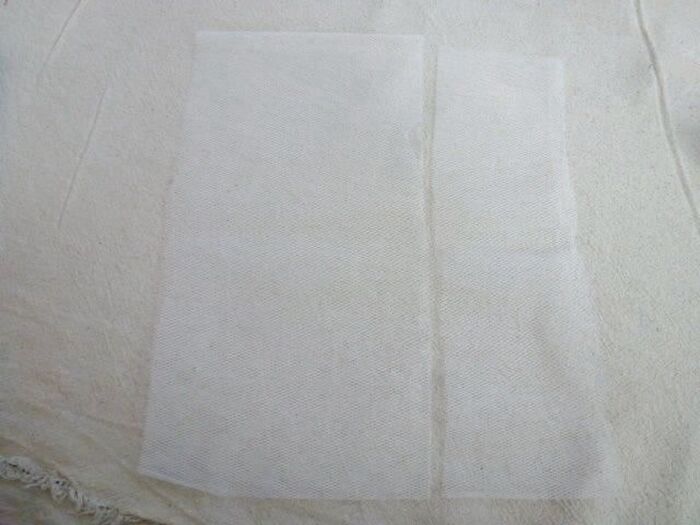 水切りネットをカットする