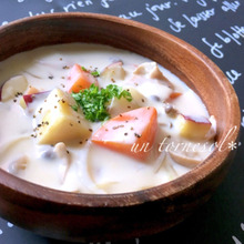 ルウなしでほっこり♥ストレス解消に☆さつまいもの秋シチュー