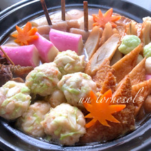 免疫力アップに☆簡単‼自家製変わりおでんダネのキャベツえび団子