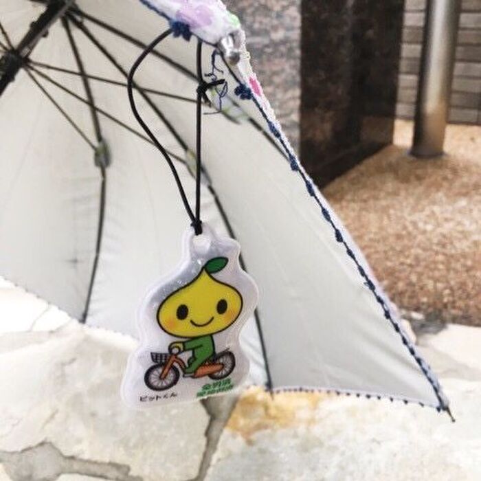 カサにぶら下げる