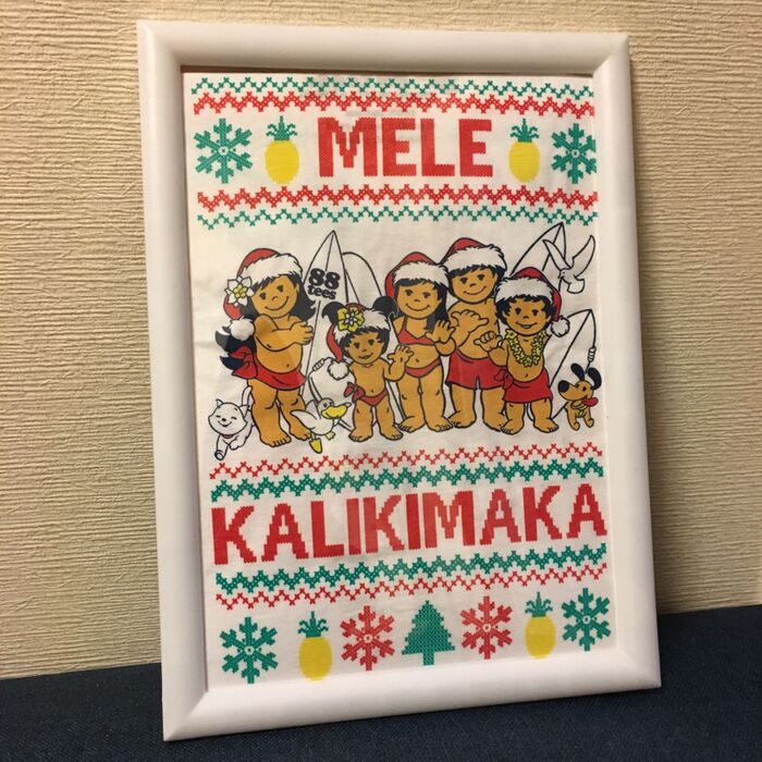 フォトフレームの大きさにTシャツを合わせるだけ‼︎