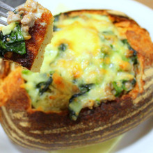 豚ひき肉たっぷり♪クリーミーパングラタン