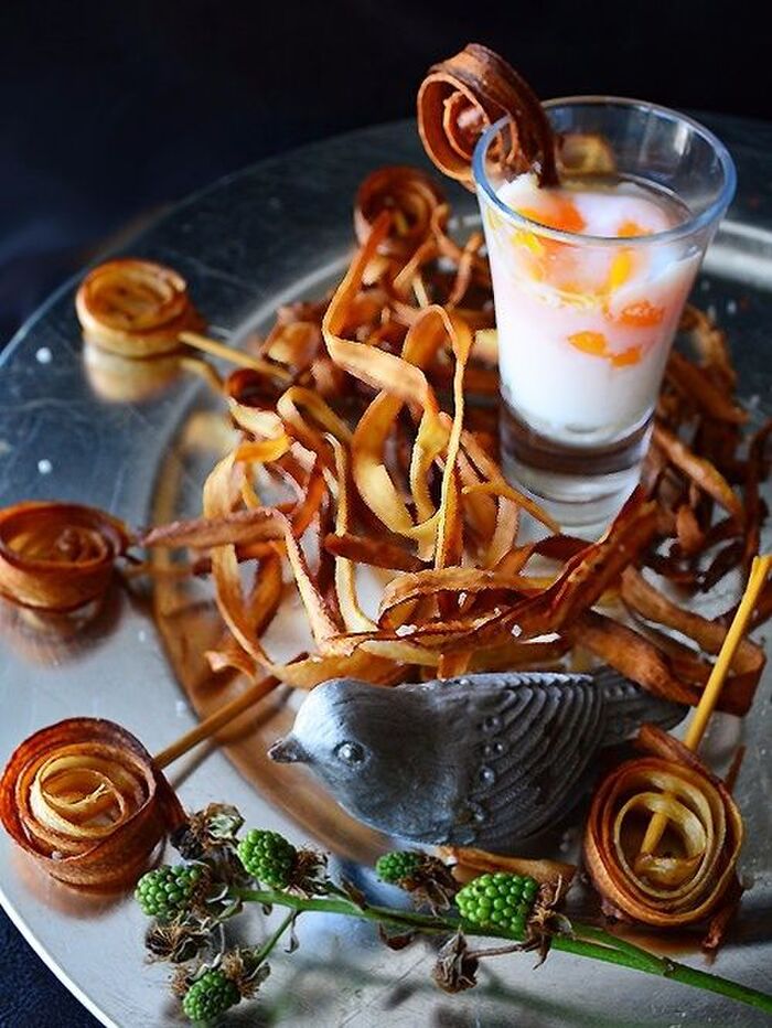 ぐるぐるレシピ♥ごぼうチップス【*野菜が主役*野菜のおやつ*簡単】10分~20分