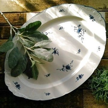 ★骨董市でゲット★大型のオーバル皿