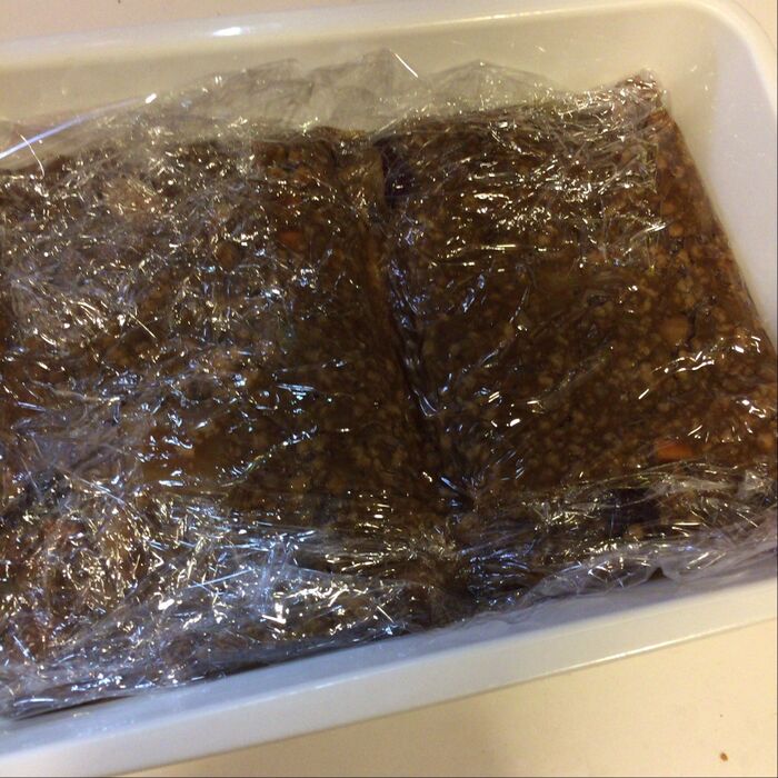 シート状にして冷凍します。