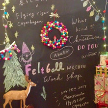 Flying Tigerのフェルトコースターでリース作り☆オフ会レポ♪