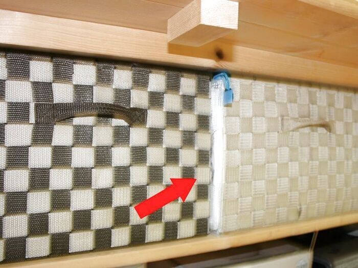 ごみ袋の置き場所を固定