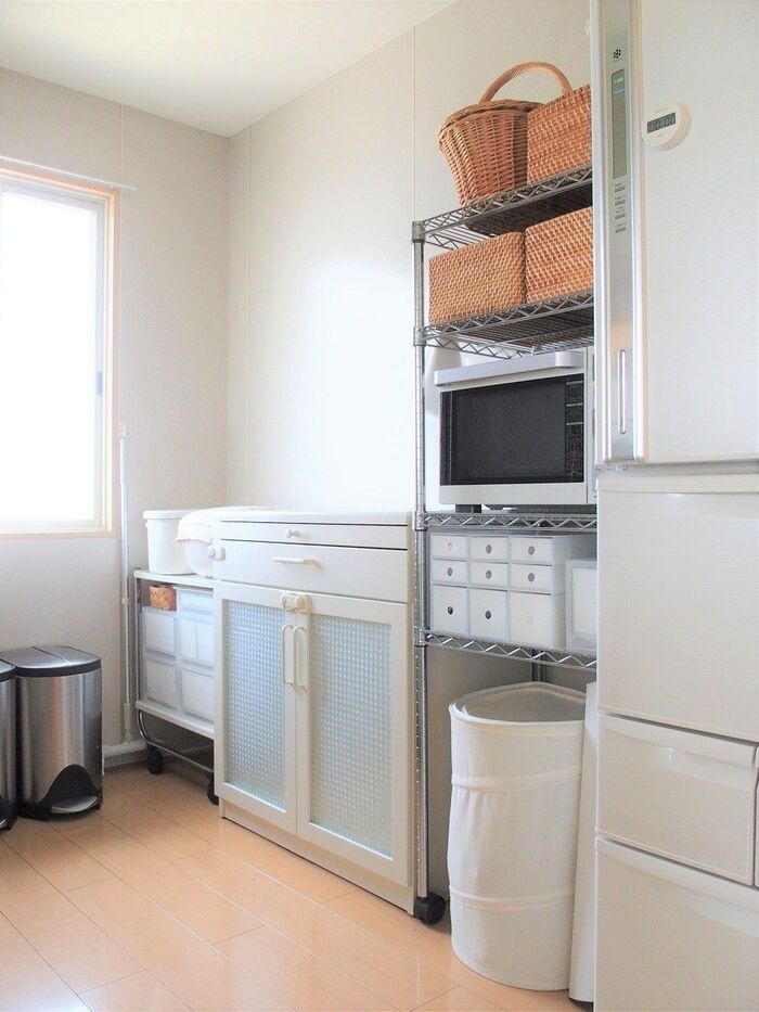 ランドリーボックスもゴミ箱に!