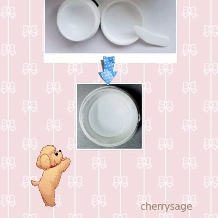 ■準備①  グリセリンとワセリンの分量を測ります