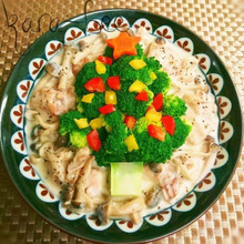 子どもが喜ぶ♡ブロッコツリーのチキンチーズクリーム煮