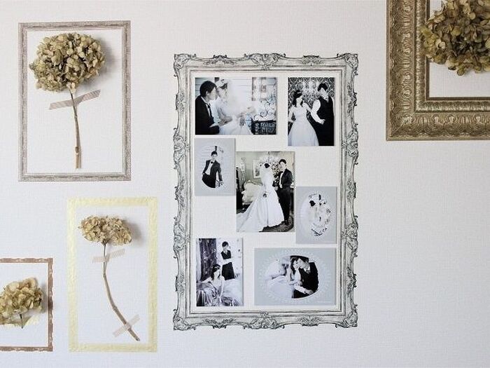 おうちの中がギャラリーに?!フレーム柄マスキングテープで海外風壁デコ★