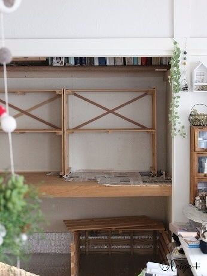 次のステップでもすのこDIYから