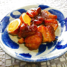 簡単!時間短縮!煮卵入りこってり柔らか~な豚の角煮♪