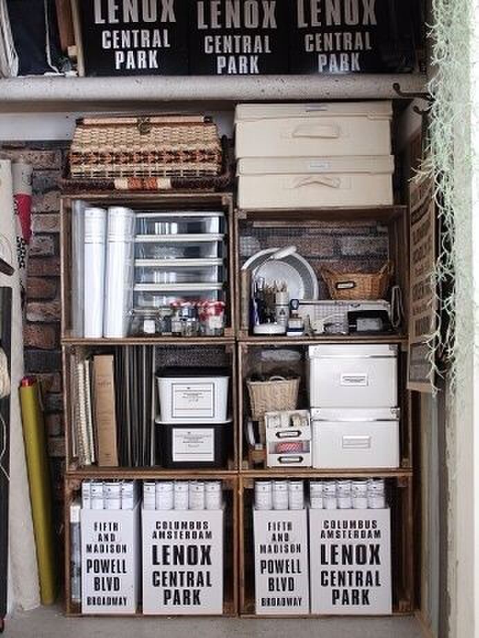 100均アイテムとすのこDIYで押し入れの中も整理整頓収納♪