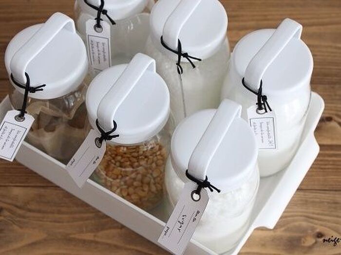 収納もセリアで