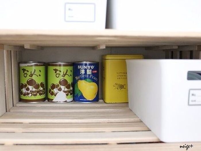 棚の奥にもう一つの収納術