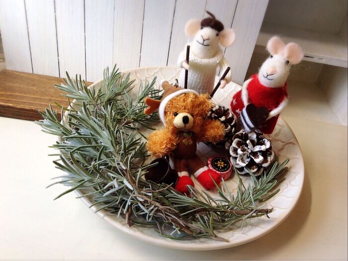 ワンプレート♡クリスマス♡ディスプレイを〜楽しもう♡