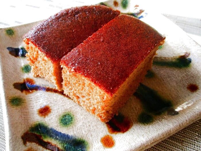 炊飯器で簡単!自家製黒糖カステラ♪