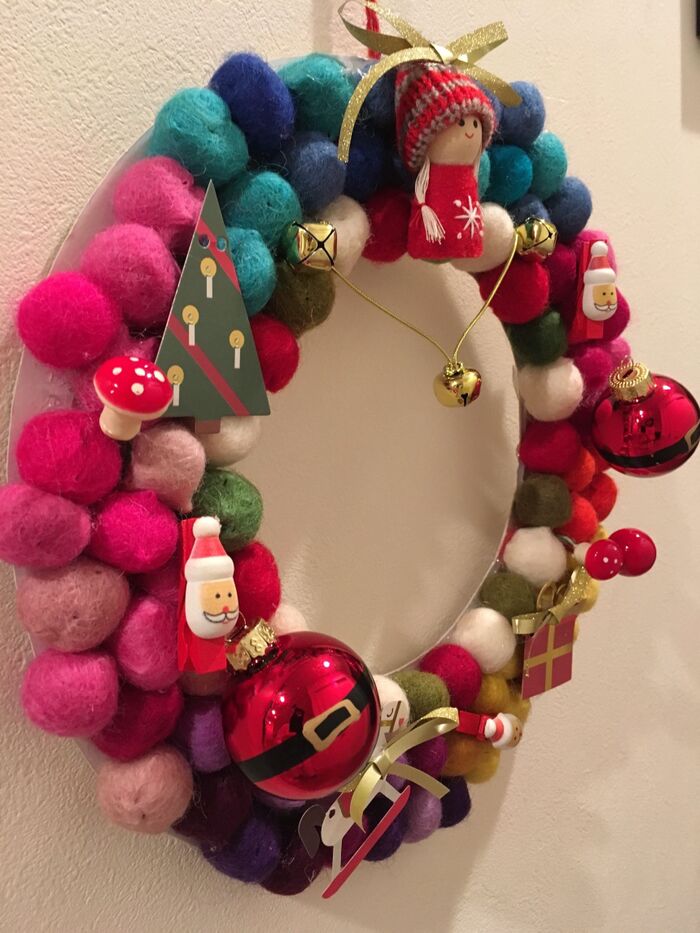 クリスマスリース♬ ワークショップ❤️ レポ