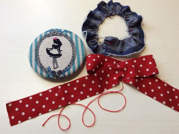 フリルとリボンを作ります♡