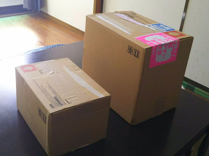 商品が到着!