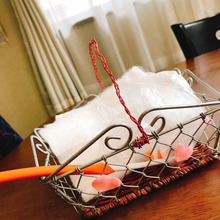 ワイヤーかごで簡単お掃除セット♬