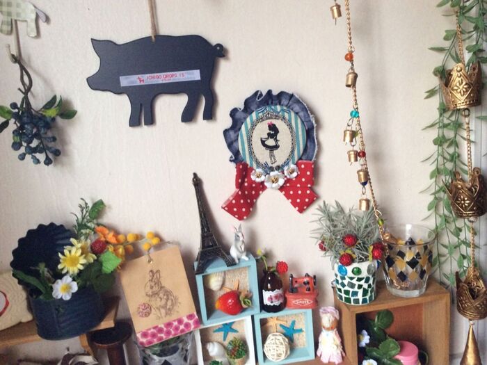 ちまちま♡小さい物コーナーにディスプレイ♡