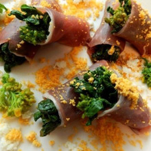 なばなの生ハム巻き バルサミコ風味