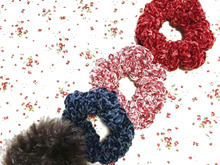 DAISOのリリアンでシュシュ作り