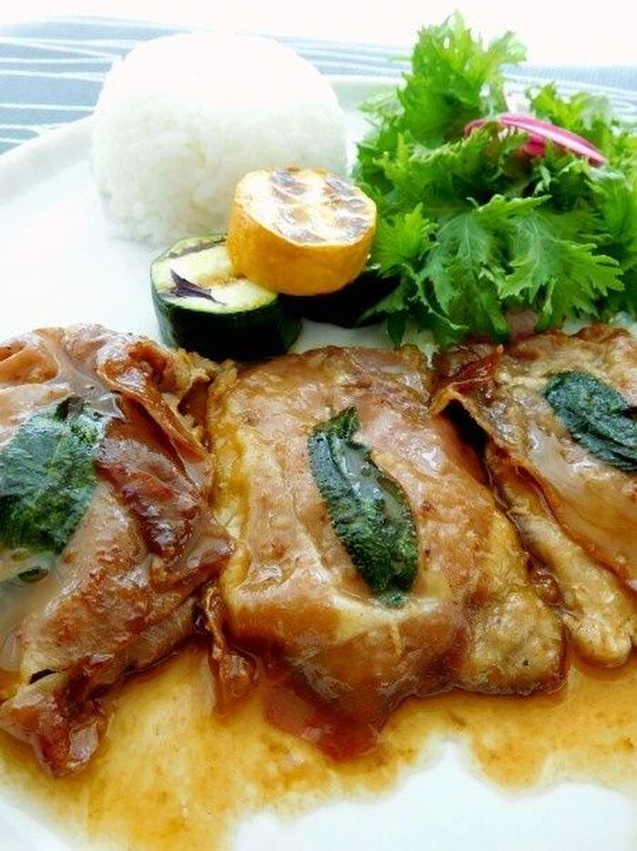 15分で作っちゃうごちそう!豚肉のサルティンボッカ