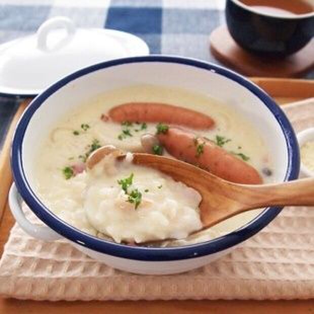 一鍋で満足!あつあつレシピ「チーズリゾット」