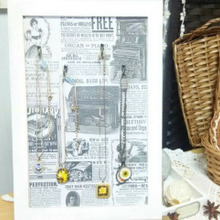 【100均アクセサリー収納DIY】コルクボードにデコパージュ☆