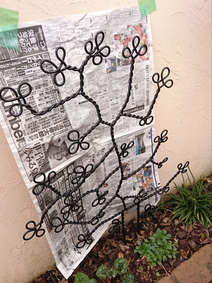 花壇のアイアン