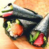 クリスマスにぴったり!簡単・豪華見えなパーティメニュー 【洋風手巻き寿司】