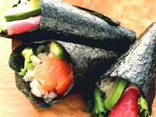 クリスマスにぴったり!簡単・豪華見えなパーティメニュー 【洋風手巻き寿司】