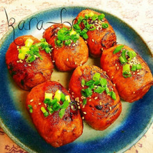 静岡県民自慢のさくらごはんで♡絶品炙り肉巻きおにぎり