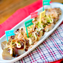 ダイエット中のおつまみに!超簡単◎たこ焼き風こんにゃく