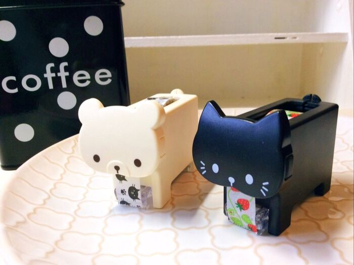 べぇ〜★口からマステの癒し系〜セリア動物マステカッター★